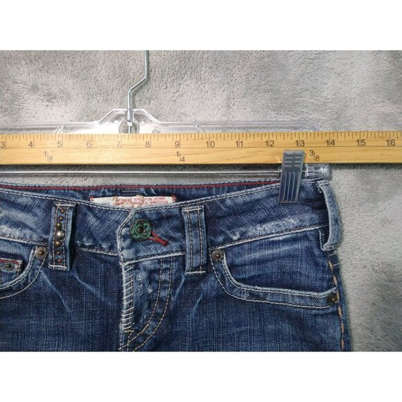 Silver 1921 Jeans Womens 25/32 Blue Denim Japanese Ringspun Skinny Leg Low Rise - Picture 3 of 10